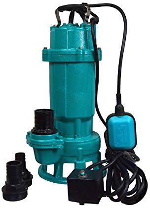 Schmutzwasserpumpe Fäkalienpumpe 550 W 15000 L/Std Tauchpumpe Abwasserpumpe Schwimmerschalter