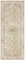 Elle Decoration Nain Orientalischer Teppich - Kurzflor Vintage-Look Orientalisch Ornamente-Muster Klassischer Orientteppich für Wohnzimmer Esszimmer Flur oder Schlafzimmer Goldgelb, 80x200cm