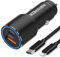 36W Caricabatterie Caricatore Auto per Iphone 11 12/13 14 Pro/13 14 Pro Max/12 Mini/SE 2020 XR XS X 8 7/8 Plus,XS Max,PD 3.0/Quick Charge 3.0,Ricarica Rapida/Carica Veloce+1M Cavo USB C per Iphone