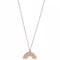 Olivia Burton Women's Rainbow Collection Pendant Necklace in Rose Gold Embellished with Crystals - OBJRBN03