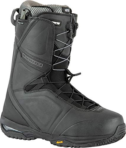Nitro Snowboards Herren Team TLS '22 All Mountain Freeride Freestyle Schnellschnürsystem Boot Snowboardboot , BLACK, 295