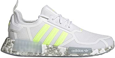 adidas NMD_R1 Schuhe Herren, Cloud White/Solar Yellow/Cloud White, 42 EU