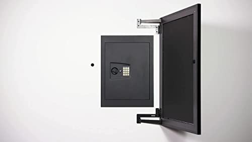 HiddenHinge - UNDETECTABLE Designed for Easily mounting a Picture Frame Over a Wall Safe, Access Panel or in-Wall Storage Location. *Picture Frame Not Included