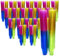 1600 Neon Plastic Shot Glasses, Colourful Rainbow 30ml Shot Cups Shots Jelly Sample Desserts, Weddings Birthdays Parties Christmas, Stag, Hen Re-Usable