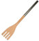 Fackelmann 30373 - Forchetta da cucina grande in legno di faggio e manico in inox, forchetta da servire o miscelare, legno, acciaio inossidabile, 34 x 6 cm