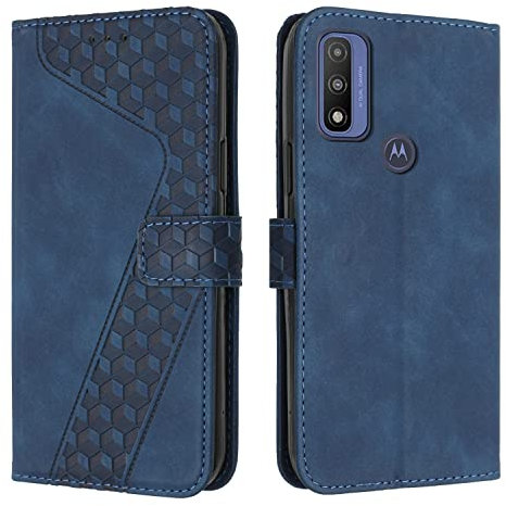 OKZone Coque pour Motorola Moto G13 / G23 / G53 5G, Etui Protection Housse Premium en Cuir PU Portefeuille Étui Téléphone [Fermoir Magnétique] [Fentes pour Cartes] Flip Case（Rouge