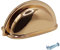M4TEC Cup Kitchen Door Handles Polished Gold Bedroom Furniture Pull Handles Kitchen Cabinets Door, Cupboards, and Drawers Door Handles. VD7 Series: 76 mm