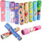 FANTESI 12 Stück Kaleidoskop Set Kaleidoskop Kinder Mitgebsel Mini Kaleidoskop Kinder Kaleidoskop Lernspielzeug für Jungen und Mädchen (Zufällige Farbe)(12 Pcs Zufällige Farbe)