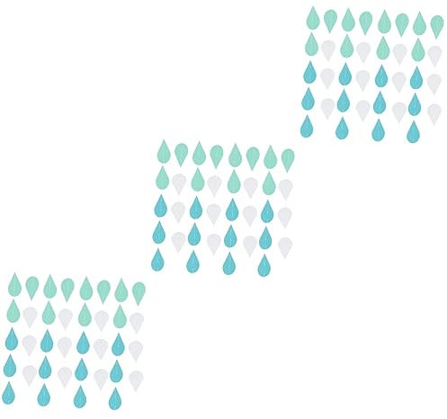 Garneck Strings Wasser Tropfen Banner Für Shower Und Hochzeiten Dekorative Regenbogen Girlande Fotodekoration Für Feierlichkeiten Wiederverwendbar Und Farblich Abgestimmt