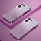 Custodia Telefono Trasparente Compatibile con Oppo Reno 8 Pro 5G Cover Cornice Elettroplaccata Gradiente Glitter Protettiva Sottile TPU