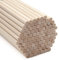 Holzstäbchen Holzstäbe zum Basteln, 100 Stück 0.6cm x 15cm Holzstab Rundholz Holzstange Bastelhölzer Rundstab Holz für Makramee, Kunstprojekte, Holzarbeiten, Modellbau-Natürliche und Unbearbeitete