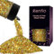 Renfio Holographic Glitter, 2.11oz/60g Medium Size Chunky Glitter Mix Ultra Fine Glitter for Crafts Gold Glitter Sequins Christmas Resin Glitters PET Flakes for Nail Art Tumblers Slime - Laser Gold