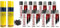 Clipper 16 Mecheros + 2 Botella Gas Azul 300 ml Gas Sirve para Recargar Soplete de Cocina + 9 Piedras de Mechero de Regalo Kit DISPAU Esencial