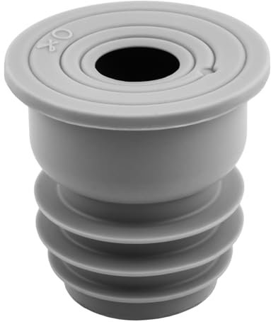HOgardenME Waschmaschine Abflussschlauch Dichtung, 53mm Grau Rohrdichtung Silikon Dichtung für Ablaufschlauch, Abflussrohrdichtung Wasserablaufrohr Dichtungsring