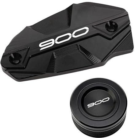 ZESIDIMO Para Kawasaki Z900 Z 900 2017-2024 2023 Accesorios para Motocicleta Cubierta del Depósito de Líquido de Frenos Tapa (Negro)