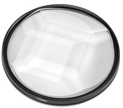 Einzigartiger 77-mm-Quadriprismus-Objektivfilter für künstlerische Fotografie, DSLR-Kameras