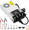 Ajustable Fuente de Alimentación DC 0-12V 50A 600W Transformador, 230V AC a DC 0-12V 0-50A Fuente Alimentación 600W con Pantalla LED, Muestra claramente dispositivo salida tensión y corriente