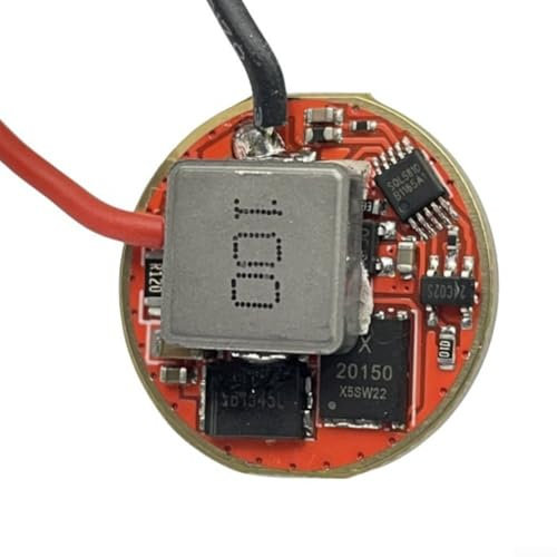 Leiterplatten-LED-Treiber für XHP70-Taschenlampe, zuverlässige Stromversorgung bei 612 6 V, mit Temperaturregelungsfunktion