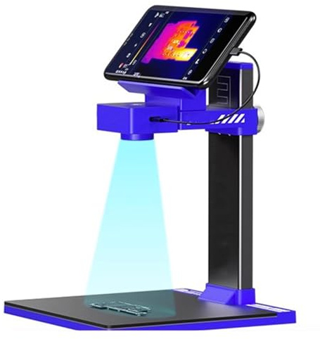 Vituord Caméra Thermique Infrarouge, Analyseur De Diagnostic De Carte Mère PCB, Résolution 256 X 192, avec Moniteur De Température, Connexion PC/téléphone, pour Réparation Électronique
