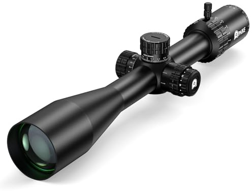 Paike HD 6-24x50 SFIR Zielfernrohr mit erster Brennebene, rot beleuchtetes optisches Zielfernrohr