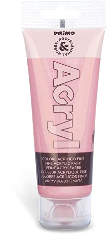PRIMO Hobby & Professional - Acrylfarben Set Acrylfarben Malerei, 1 Farbenx 75 ml, ab 14 Jahren Permanente, Matte und Abdeckende Textilfarben, Acryllack Schreibwaren, Kreative Arbeiten, Hobby-Malerei