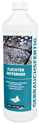 stein-reiniger.de: Flechten Entferner 1 L - Flechten stoppen und entfernen, Pilz-Entferner, Algen-Entferner, Flechtenentferner, Algenentferner