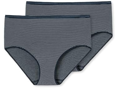 Schiesser Damen Slip Midi Midislip 2er Pack Doppelpack Poly - 162893