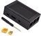 ZkeeShop Gehäuse Aluminium mit Kühlkörper Compatible for Raspberry Pi 3 Model B ，Pi 3 B+，RPi 2 (Raspberry Pi Board Nicht enthalten) (Schwarz)