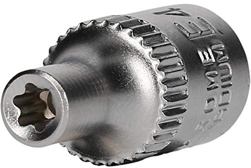 BRILLIANT TOOLS BT020960 1/4 Inch Torx E Socket E4 [Powered by KS Tools]