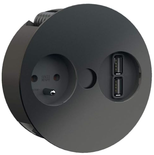 Bachmann Twist Steckdosenleiste 931.132 1xUTE 1xUSB Charger Mehrfachsteckdose 4057298053016