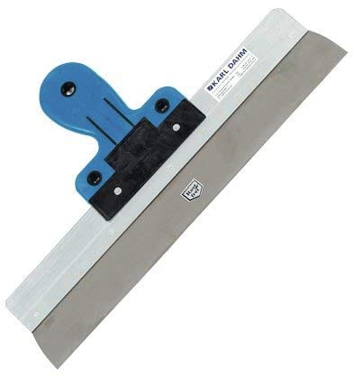 Karl Dahm Flächenspachtel 40 cm – Rostfreie Edelstahl-Spachtel mit ergonomischem Griff – Profi Werkzeug zum großflächigen Verspachteln von Wand- und Bodenflächen - für Profi & Heimwerker