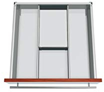 Blum Orga-Line Besteckeinsatz Facheinteilungs-Set KB 450-599mm, NL 450mm, grau