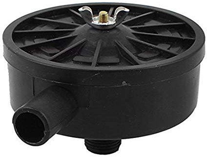 2 Pcs 20mm Threaded Exhaust Filter Muffler Black for Air Compressor
