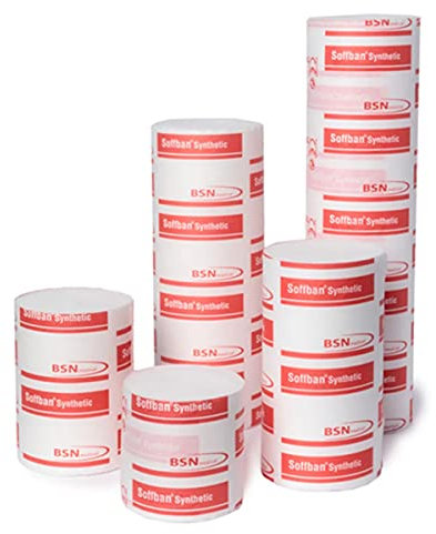 Soffban Synthetic Cast Padding Bandage 7.5cm x 2.7m (12 Pack) 1E+2g