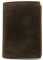 Charmoni Grand Classique Portefeuille en Cuir Protection RFID Blocage Homme (12VT Nubuck RFID Marron)