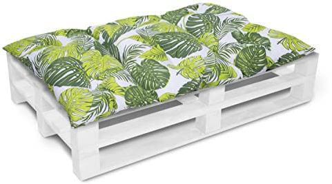Amilian Palettenkissen 120 x 80 Sitzauflage Sitzkissen für Europaletten Palettensofa Palettenmöbel Balkon Kleine Couch Outdoor Sessel oder kleines Sofa für Jugendzimmer