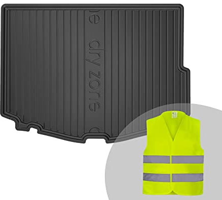 FROGUM DryZone Gummimatte Ganzjährige Praktische Auto Kofferraummatte Kofferraumwanne passend für Renault Scenic IV ab 2016 | Hohe Kante | Robust und langlebig