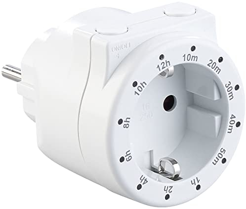 revolt Steckdosentimer: Steckdose mit Countdown-Timer, Status-LED, 3.500 Watt (Countdown Zeitschaltuhr, Digitale Zeitschaltuhren, Zeitschalter)