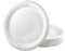Zuvo 10-Inch Compostable Paper Plates – 50 Pack, Eco-Friendly, Biodegradable and Disposable for Party, BBQ & Picnic – Strong & Sturdy Bagasse Tableware​, White