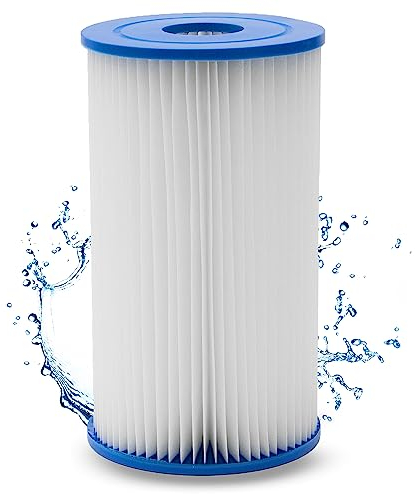 HAFIX® Poolfilter Pool Filter für Whirlpool Pool Gr. IV. Filterkartuschen Filter Kartuschenfilter für Poolpumpe Typ B. Filterkartusche für Swimmingpool. Papierfilter Cartridge Wasserfilter Pool 1 St.