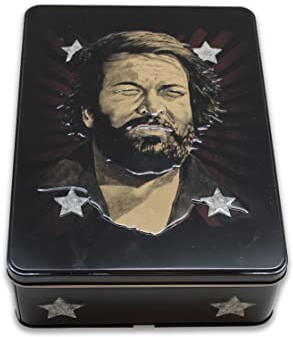 Blechwaren Fabrik Braunschweig GmbH Bud Spencer & Terence Hill - Vorratsdose - The Legend - DoseB-B01 - Flach
