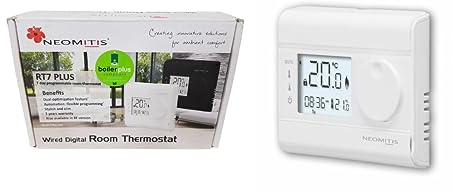 Neomitis Hard Wired 7 Day Programmable Room Thermostat RT7+ Genuine Part - Hanicks