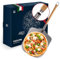 Blumtal pelle a pizza inox courte avec grande surface 30,5 x 30,5 cm - pelle pizza pratique en aluminium - spatule pizza à manche court en bois 61 cm - pelle à pizza en bois avec manche en aluminium