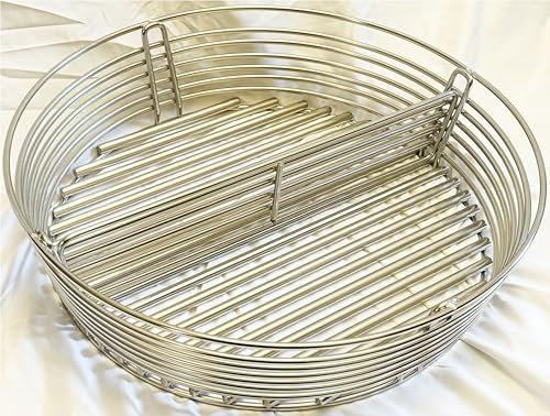 BBQ Plus Charcoal Basket For Weber Summit Kamado E6 / S6 WSK (Includes Removeable Divider)