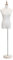 Schaufensterpuppe Torso Körper, Damenbekleidung Formeffekt Brautkleid Shooting Requisitenständer Stabile Massivholzbasis 150 cm-200 cm Höhenverstellung Der Effekt ist