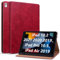 Cicili Coque pour iPad 10.2” 2021/2020/2019 (9è/8è/7è Génération), Étui pour iPad Air 3/Pro 10,5 Tablette avec Porte-Stylet et Support Etui en Cuir PU Housse de Protection,Rouge