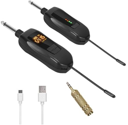 rockible inalámbrico de guitarra de micrófono inalámbrico Uso portátil Distancia 50 metros Amplificador de audio Pastilla de guitarra para