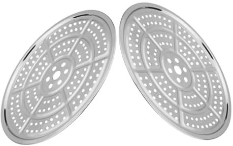 OKUMEYR 2piezas Bandeja De Cocción Al Vapor Multifunción Vaporera De Inserción Estuche Vapor