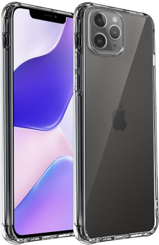 GiiKa für iPhone 11 Pro Hülle Silikon, Ultra Dünne Handyhülle für Apple iPhone 11 Pro Case, Kratzfeste, Soft TPU, Stoßfeste, Ganzkörper Telefonhülle für Apple 11 Pro Schutzhülle, Transparent