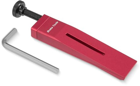 HuuppHip Strumento per pressa a pistone per pinza freno SRAM, pinza freno per bicicletta, compatibile con pinza freno Shimano, compatibile con tutti, kit di attrezzi da 24 mm di larghezza (rosso)